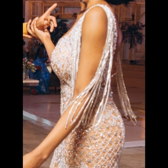 Customized Portia and Scarlett Couture Embellished Wedding Gown Dress PS21412C 8 - Picture 5 of 10